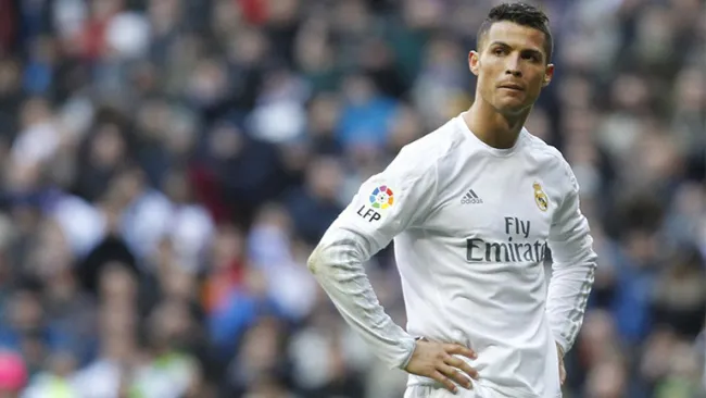 Cristiano Ronaldo luce molesto en juego de Real Madrid