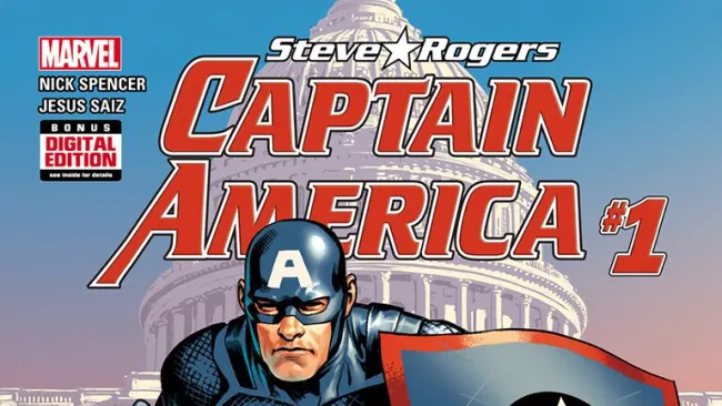 Portada del cómic 'Capitán América: Steve Rogers #1'