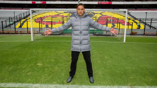 El cancerbero americanista posa para RÉCORD