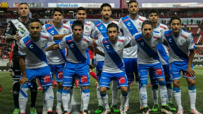 Formación del equipo poblano en su última visita al Estadio de Xolos de Tijuana