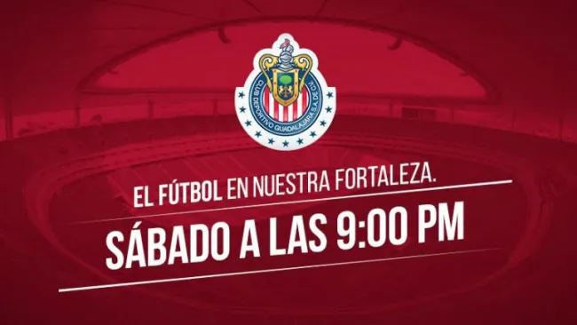 Chivas jugará los sábados a las 21:00 horas