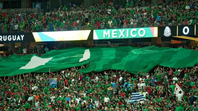 La bandera en apoyo a México