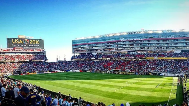 Así luc eel Levi's Stadium previo al partido