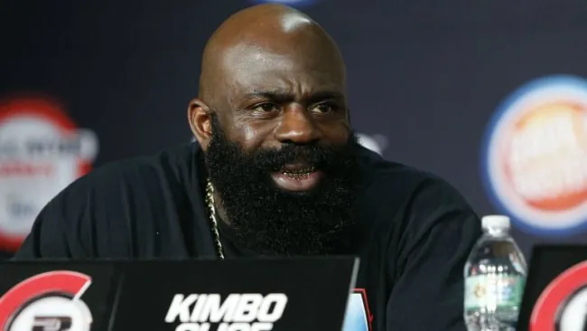 Kimbo Slice en una conferencia de prensa
