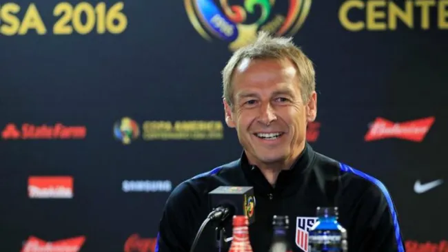 Jurgen Klinsmann en conferencia de prensa 