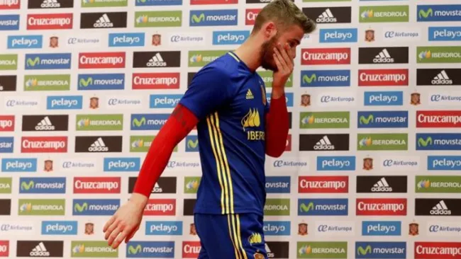 David De Gea se retira al término de rueda de prensa