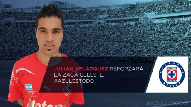 Julián Velázquez, nuevo refuerzo de Cruz Azul