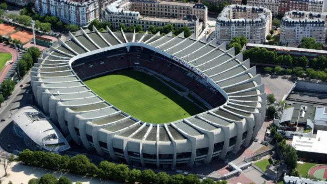 Toma aérea del Parque de los Príncipes