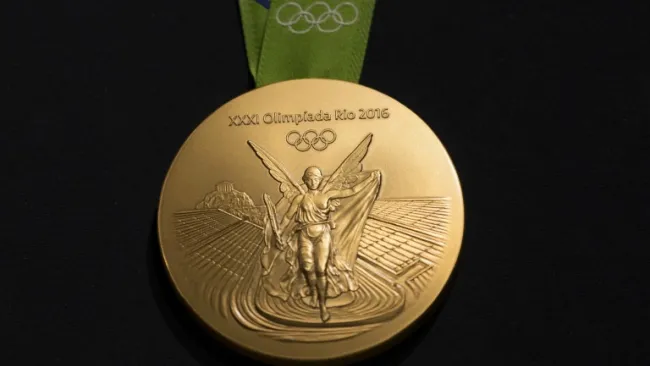 La medalla de oro que será entregada en Rio 2016