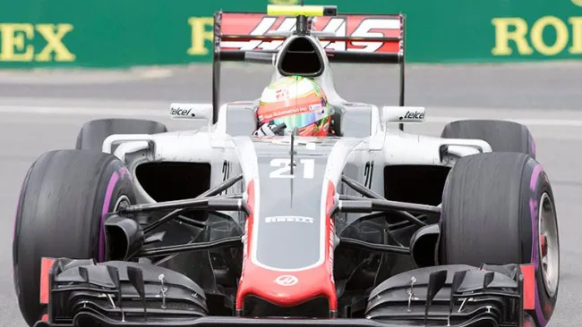 Guti, rodando durante el Gran Premio de Canadá