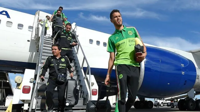 Diego Reyes a su llegada a California 