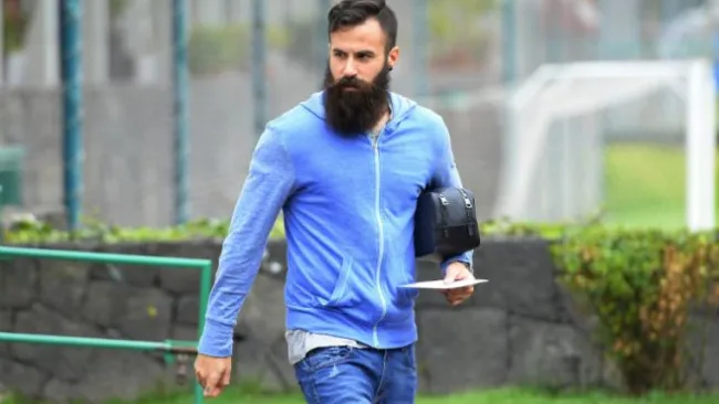 Crosas sale de entrenar en La Noria