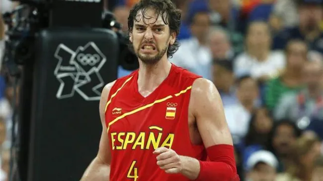 Gasol, durante un juego de Londres 2012