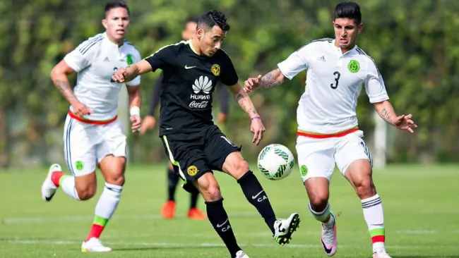 Sambueza filtra el esférico en partido contra el Tri