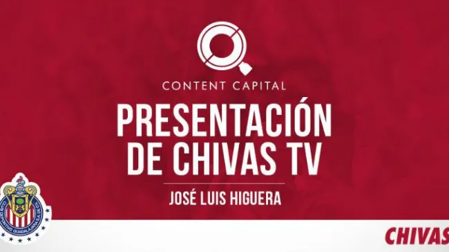 Anuncio de la presentación oficial de Chivas TV