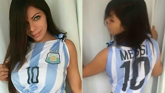 Miss Bum Bum trató de convencer a Messi con estas fotografías