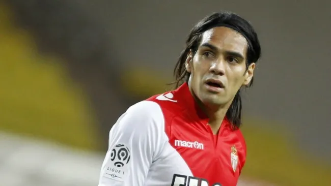 Falcao durante su primera etapa con el Mónaco