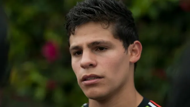 Alfonso González en conferencia de prensa con la Selección Sub 23