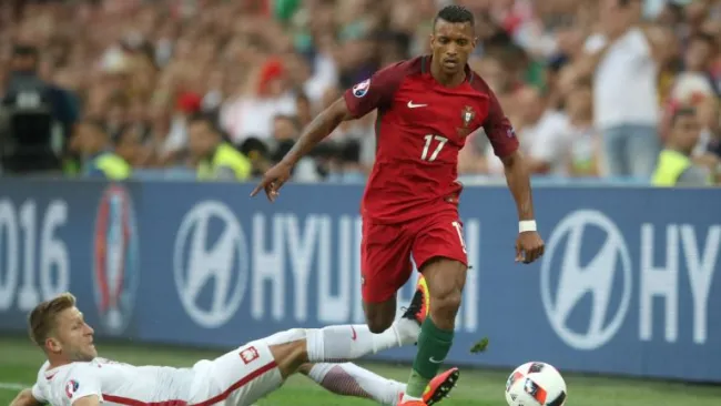 Nani, durante un partido de la Euro 2016