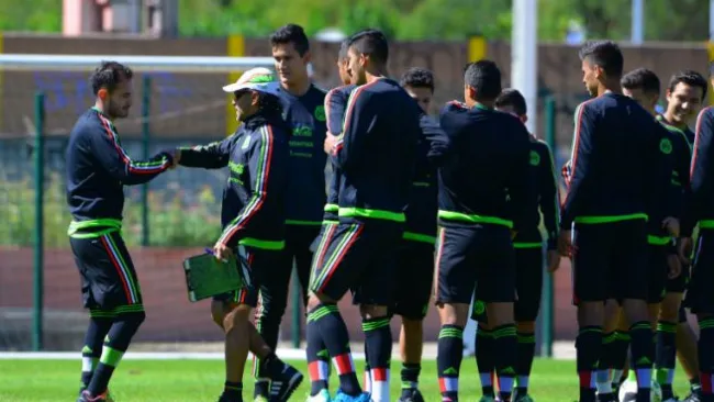 Selección Olímpica en entrenamiento 