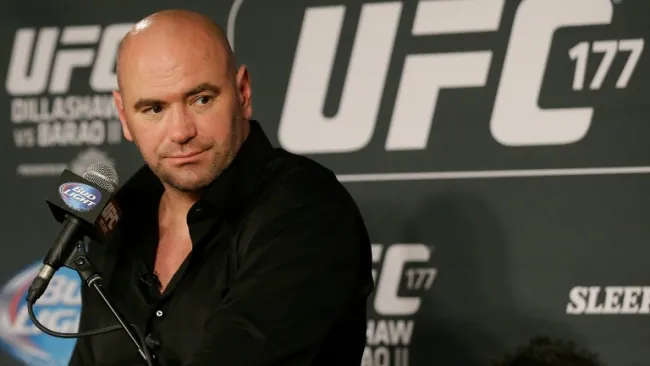 Dana White en conferencia de prensa