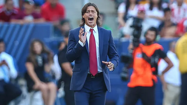 Matías Almeyda durante el partido de la Supercopa MX