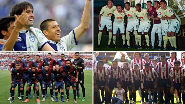 Playeras para celebrar el Centenario de los clubes mexicanos 