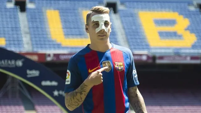 Lucas Digne, nuevo jugador del Barcelona 