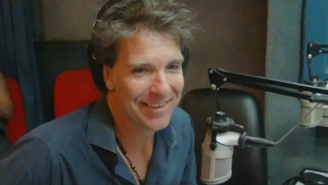 Fantino en un programa de radio