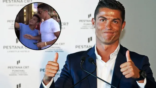 Cristiano Ronaldo no aceptó tomarse una selfie con un fan