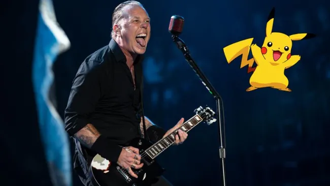 James Hetfield deleita en un concierto