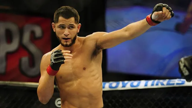 Jorge Masvidal, durante una de sus peleas
