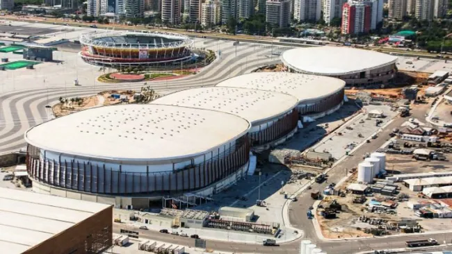 Foto aérea del Parque Olímpico en Río 2016