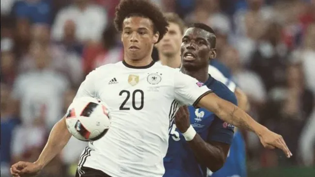 Leroy Sané, en duelo contra Francia