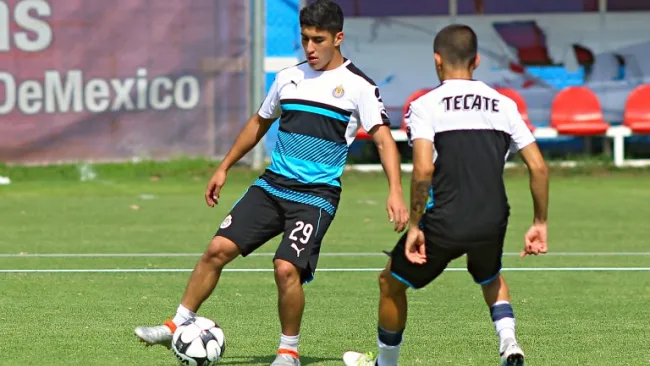 Alex Zendejas, en un entrenamiento en Verde Valle