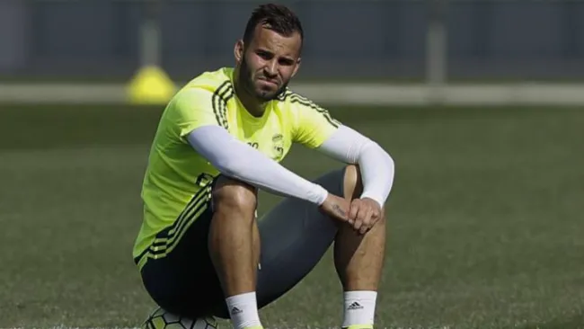 Jesé, en entrenamiento con el Real Madrid 