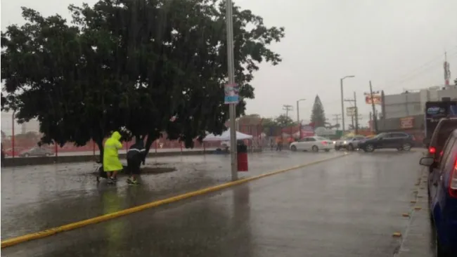 El mal clima afectando las inmediaciones del Luis 'Pirata' Fuente