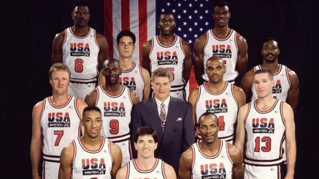 Miembros del Dream Team que compitieron en Barcelona 92