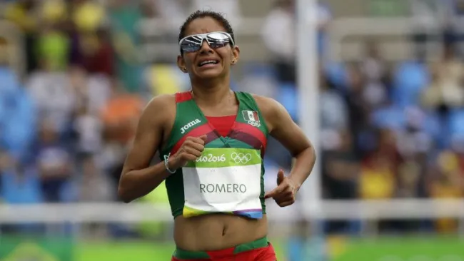 Marisol Romero durante su competencia en Río 2016