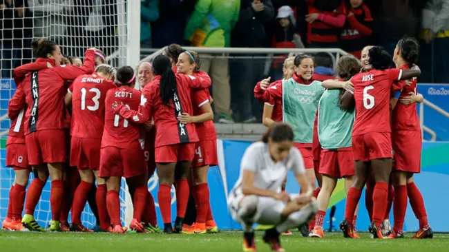 Canadá celebra su pase a Semifinales en Rio 2016