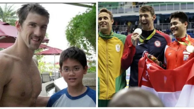 Phelps y Schooling en el año 2008