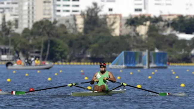 Juan Carlos Cabrera durante la Final B de Río 2016