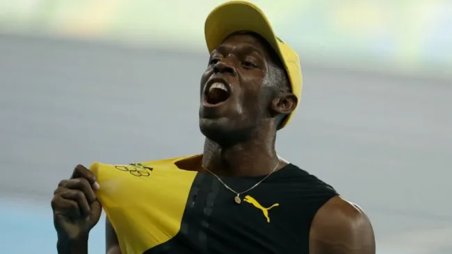 Usain Bolt celebra su oro en Río 2016