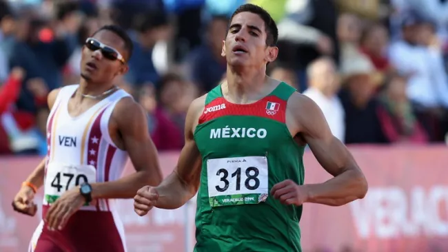 José Carlos Herrera en una competencia en Xalapa