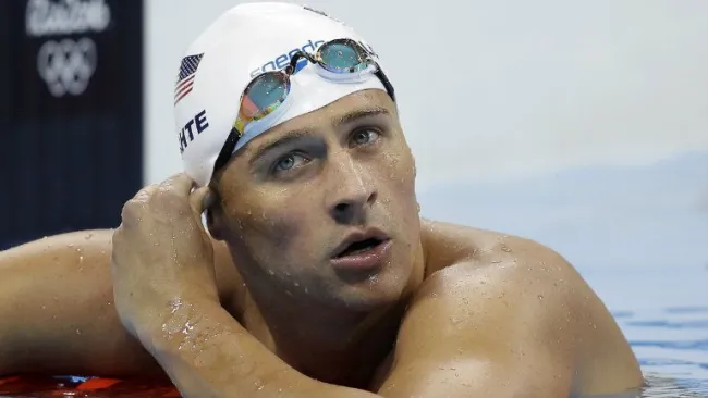 Ryan Lochte durante una competencia en Río 2016