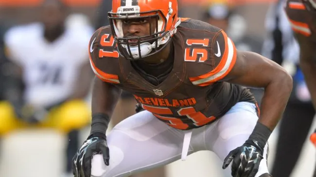 Barkevious Mingo, durante un juego con los Browns