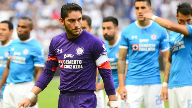 Jugadores de Cruz Azul después de un partido