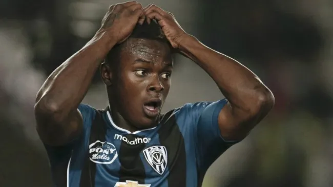 Lamento de Angulo durante un partido