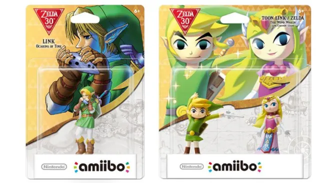 Nintendo celebra el 30 aniversario de La Leyenda de Zelda con figuras amiibo