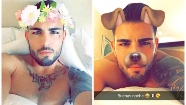 Gignac presume fotos en Snapchat 